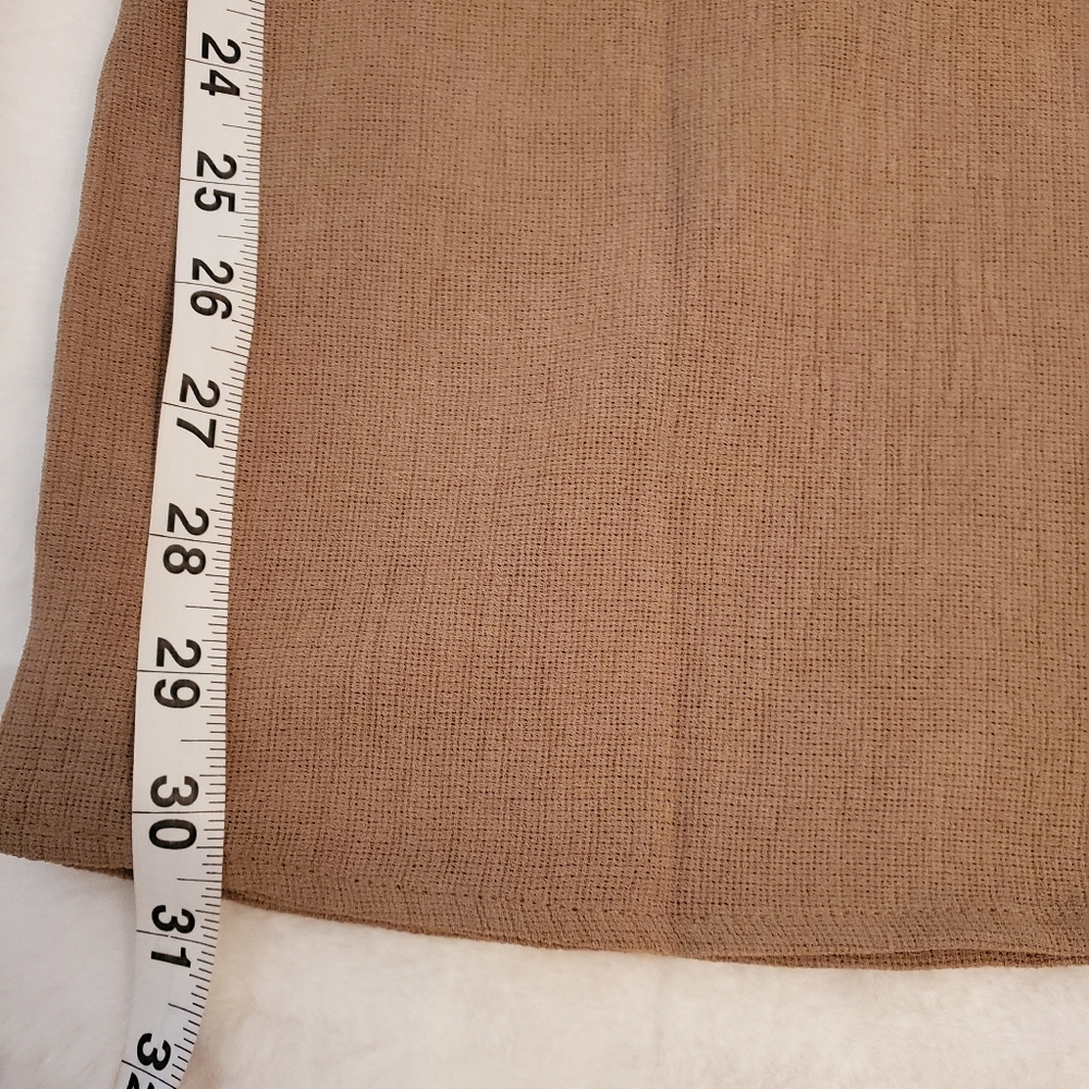 #128 LAST CHANCE! 🛑L Mocha Khaki Fabulous Boho Wide Leg Solid Pleated Pants - Picture 10 of 11